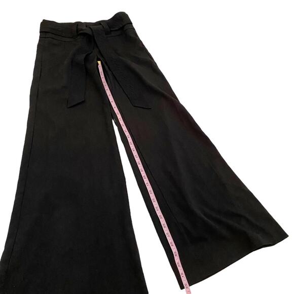 American Rag Juniors Size 1 CIE Black Wide Leg Pants With Removable Belt - Picture 8 of 13